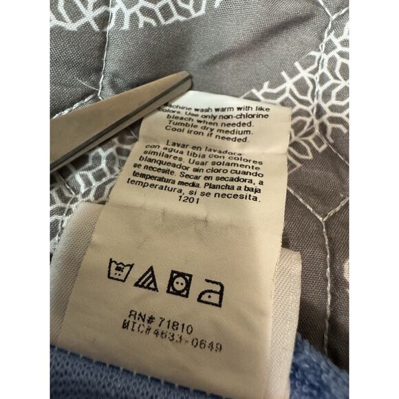 Vintage 0-3 Months Newborn Unisex Small Steps Baby Sleeper Terry Cloth Blue - Picture 7 of 8